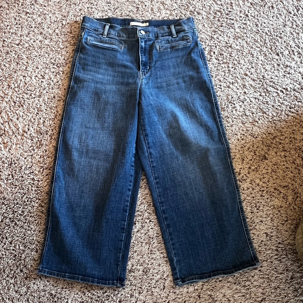 Levi's Dark Blue Flare Jeans